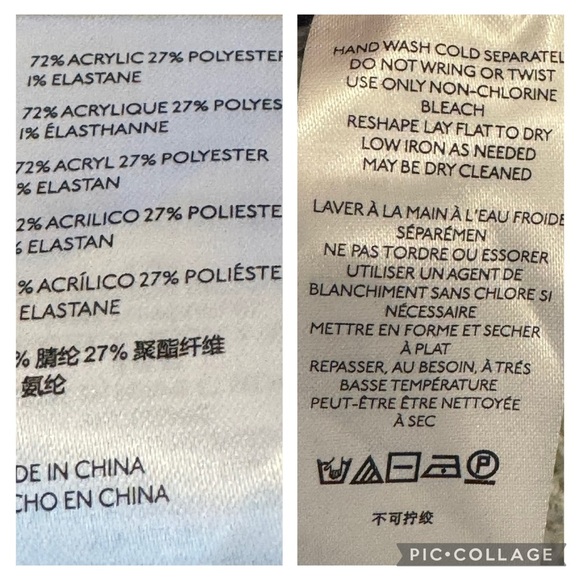 Urban Outfitters Lennon Jacquard Cropped  Black & White Crewneck Sweater Size XS - Picture 15 of 16